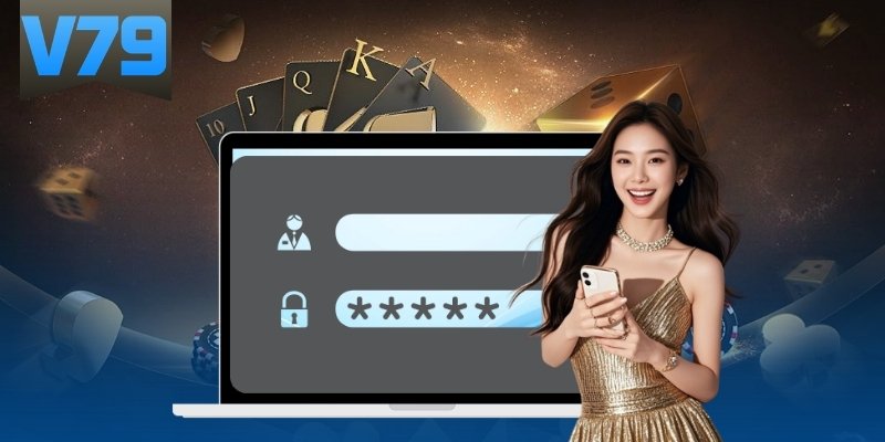 Giao diện đăng nhập tài khoản V79 trực quan, dễ thao tác Giao diện đăng nhập tài khoản V79 trực quan, dễ thao tác